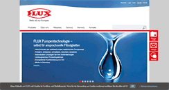 Desktop Screenshot of flux-pumps.com